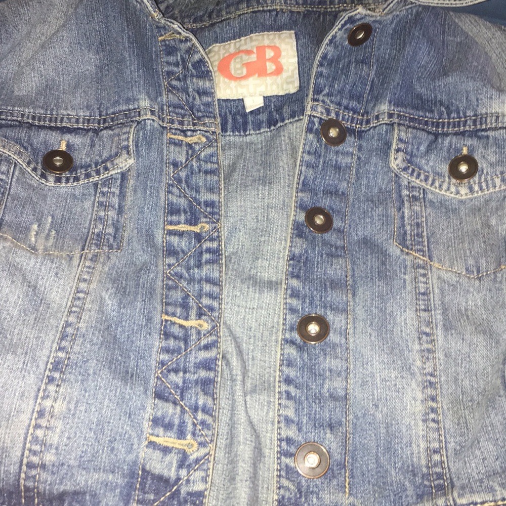 Gianni bini denim jean kids jacket